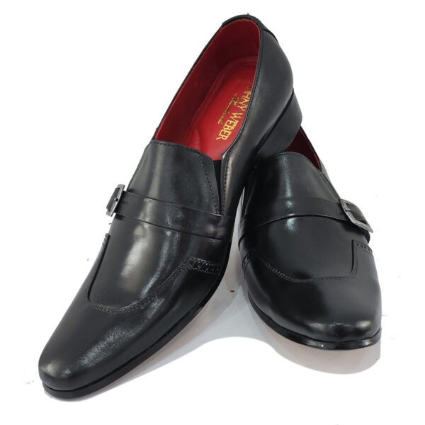 Johny Weber Handmade Black Leather Oxford Shoes - Image 4