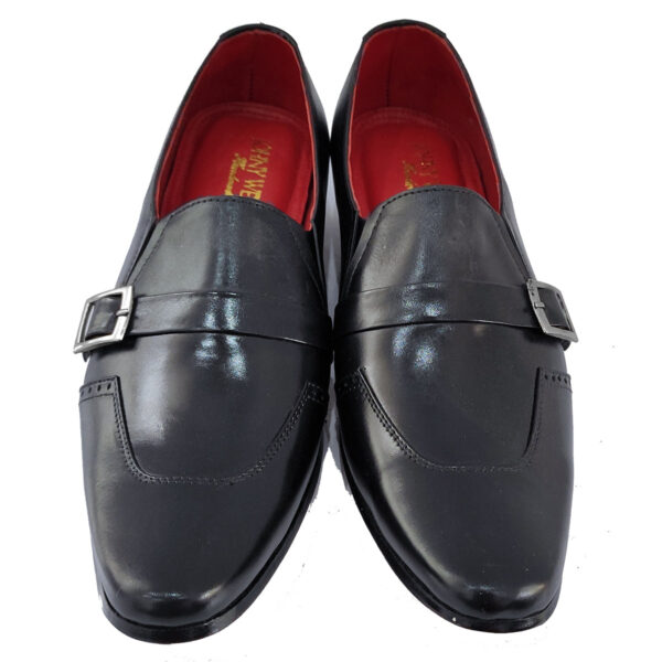 Johny Weber Handmade Black Leather Oxford Shoes - Image 3