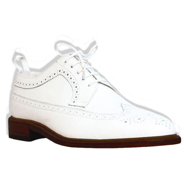 Johny Weber Handmade Brook Style White Oxfords